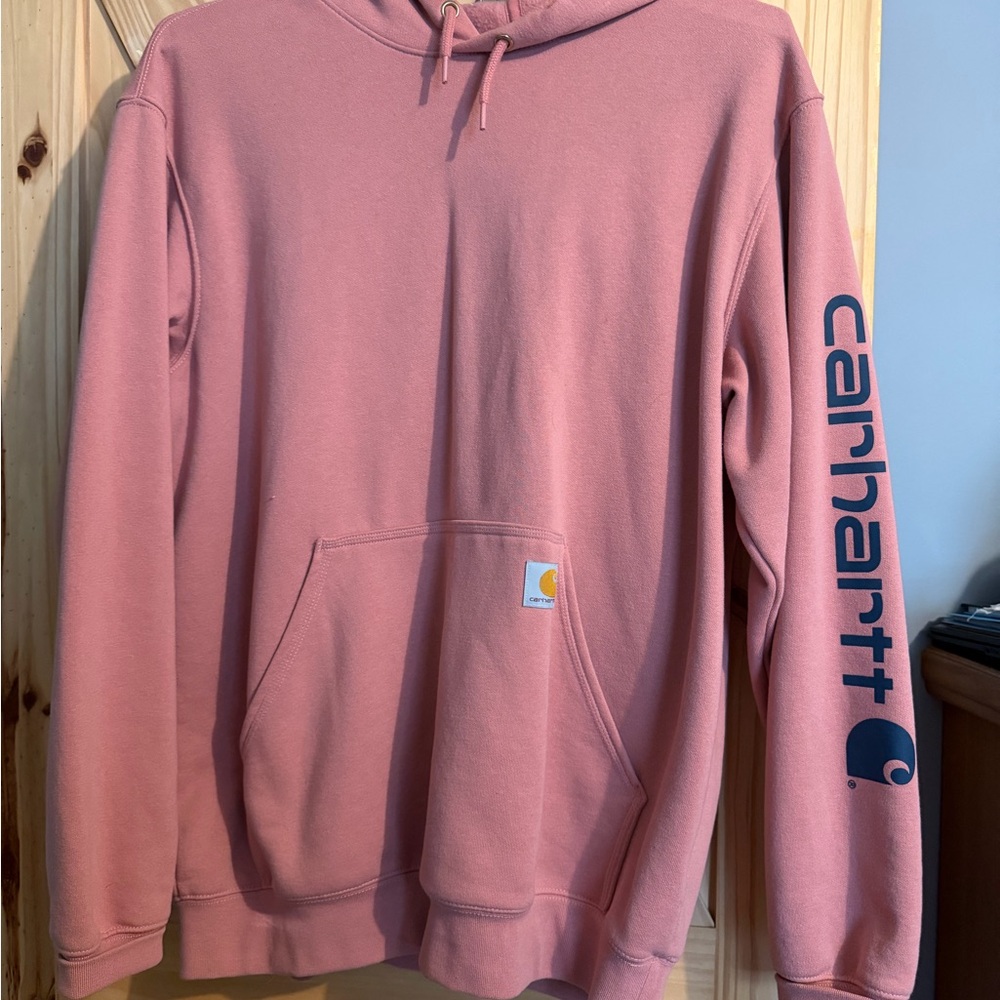 Carhartt Rose Hoodie with Sleeve Logo